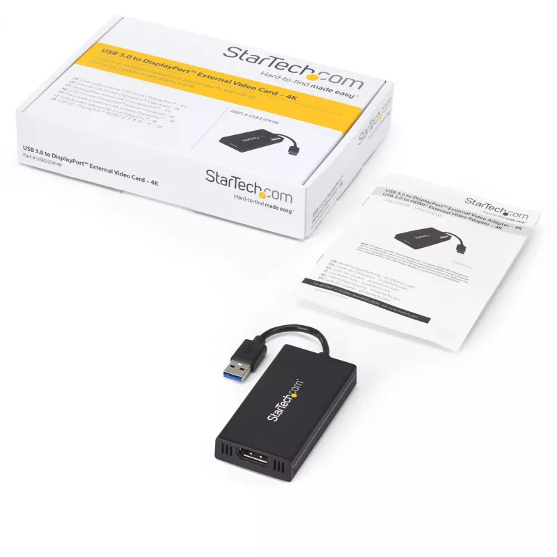 Adaptador StarTech.com USB 3.0 para DisplayPort - certificado DisplayLink - 4K 30Hz