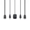 Switch KVM StarTech.com 2 portas cabo USB-C, saída DisplayPort 4K 60Hz, KVM compacto com cabos integrados de 1,2 m USB Type-C/áudio, alimentado por bus - botão de controlo remoto/comutação por tecla de atalho
