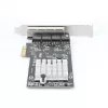 Placa de rede StarTech.com 4 portas 2,5 Gbit/s NBASE-T PCIe, Intel I225-V, placa de rede de computador de quatro portas, NIC multi-gigabit, placa LAN para servidor PCI Express, interface Ethernet para desktop