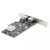 Placa de rede StarTech.com 2 portas 2.5Gbps NBASE-T PCIe, Intel I225-V, placa de rede de computador de duas portas, NIC multi-gigabit, placa LAN para servidor PCI Express, interface Ethernet para desktop