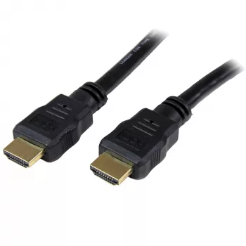 StarTech.com HDMM2M cabo HDMI de alta velocidade de 2 m, Ultra HD 4K x 2K, banhado a ouro, M/M, preto