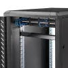StarTech.com CABSHELF1U prateleira 1U para rack de servidor, prateleira fixa em cantilever para rack/armário de 19 polegadas, 17,7 cm (7 polegadas) de profundidade, capacidade de 15 kg (33 lb), com porcas de gaiola e parafusos, preta