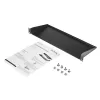 StarTech.com CABSHELF1U prateleira 1U para rack de servidor, prateleira fixa em cantilever para rack/armário de 19 polegadas, 17,7 cm (7 polegadas) de profundidade, capacidade de 15 kg (33 lb), com porcas de gaiola e parafusos, preta