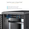 StarTech.com CABSHELF1U prateleira 1U para rack de servidor, prateleira fixa em cantilever para rack/armário de 19 polegadas, 17,7 cm (7 polegadas) de profundidade, capacidade de 15 kg (33 lb), com porcas de gaiola e parafusos, preta
