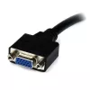 Adaptador de cabo StarTech.com 8in DVI para VGA – ficha DVI-I para conector fêmea VGA