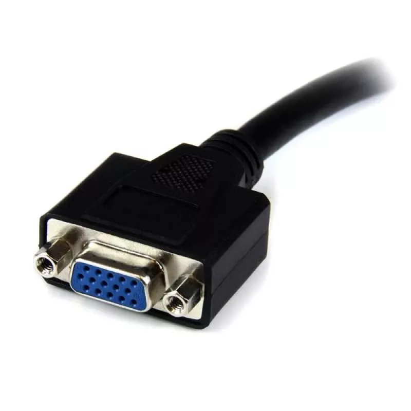 Adaptador de cabo StarTech.com 8in DVI para VGA – ficha DVI-I para conector fêmea VGA