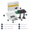 Caixa para duas unidades StarTech.com para SSD M.2 SATA - USB 3.1 (10 Gbit/s) - RAID