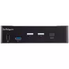 Switch KVM StarTech.com 2 portas HDMI - monitor único 4K 60Hz Ultra HD HDR - switch KVM HDMI 2.0 para desktop com hub USB 3.0 de 2 portas (5 Gbit/s) e 4x USB 2.0 HID, áudio - comutação por tecla de atalho - TAA