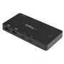 Switch KVM StarTech.com 2 portas USB-C - 4K 60 Hz HDMI - switch KVM mini desktop compacto de duas portas UHD USB Type-C com cabos USB-C - alimentado por bus - MacBook iPad Pro ThinkPad IdeaPad EliteBook