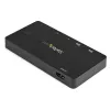 Switch KVM StarTech.com 2 portas USB-C - 4K 60 Hz HDMI - switch KVM mini desktop compacto de duas portas UHD USB Type-C com cabos USB-C - alimentado por bus - MacBook iPad Pro ThinkPad IdeaPad EliteBook