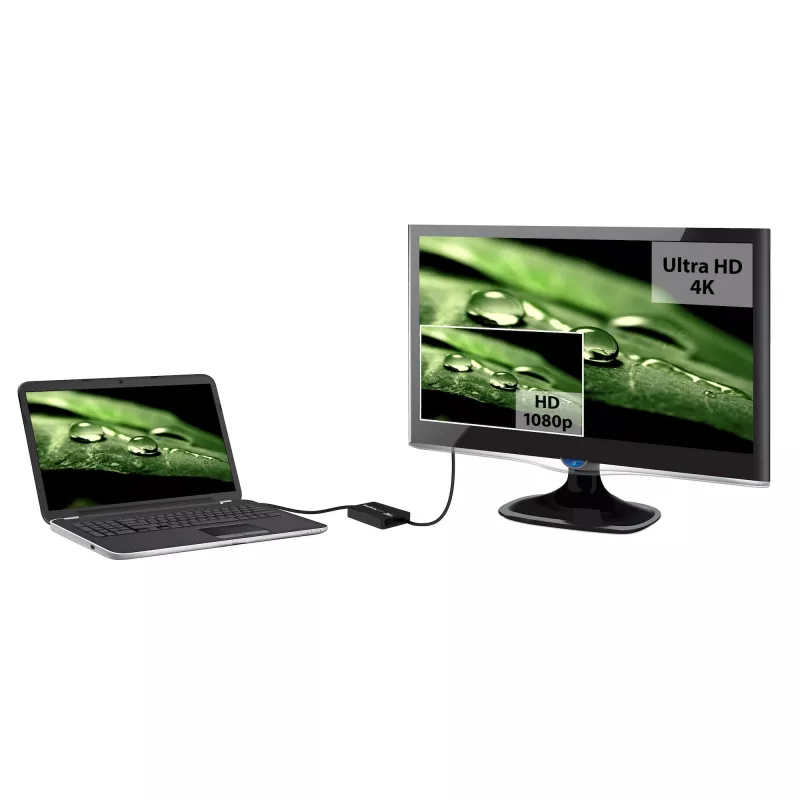 Adaptador StarTech.com USB 3.0 para HDMI - 4K 30Hz Ultra HD - certificado DisplayLink - adaptador conversor USB Type-A para HDMI para monitor - placa de vídeo e gráfica externa - Mac e Windows