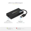 Adaptador StarTech.com USB 3.0 para HDMI - 4K 30Hz Ultra HD - certificado DisplayLink - adaptador conversor USB Type-A para HDMI para monitor - placa de vídeo e gráfica externa - Mac e Windows