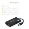 Adaptador StarTech.com USB 3.0 para HDMI - 4K 30Hz Ultra HD - certificado DisplayLink - adaptador conversor USB Type-A para HDMI para monitor - placa de vídeo e gráfica externa - Mac e Windows