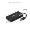 Adaptador StarTech.com USB 3.0 para HDMI - 4K 30Hz Ultra HD - certificado DisplayLink - adaptador conversor USB Type-A para HDMI para monitor - placa de vídeo e gráfica externa - Mac e Windows