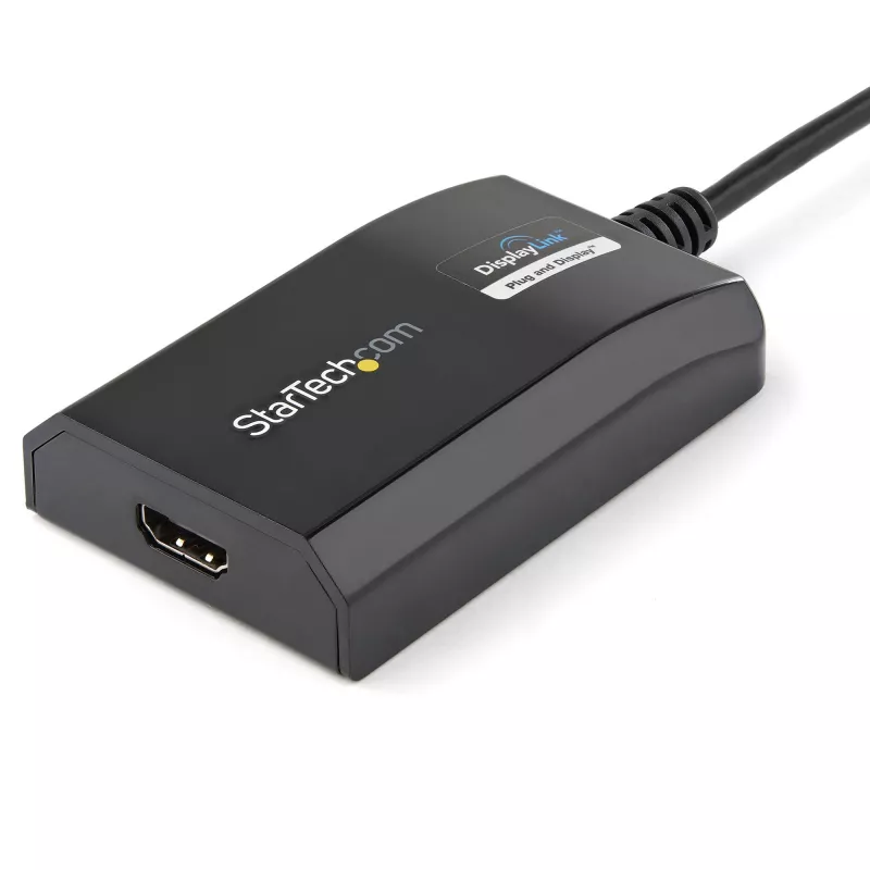 Adaptador StarTech.com USB 3.0 para HDMI - certificado DisplayLink - 1080p (1920x1200) - adaptador conversor USB Type-A para HDMI para monitor - placa de vídeo e gráfica externa - Windows/Mac