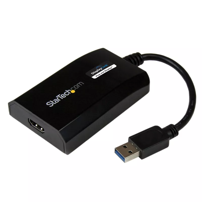 Adaptador StarTech.com USB 3.0 para HDMI - certificado DisplayLink - 1080p (1920x1200) - adaptador conversor USB Type-A para HDMI para monitor - placa de vídeo e gráfica externa - Windows/Mac