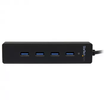 Hub StarTech.com 4 portas SuperSpeed USB 3.0 portátil com cabo integrado