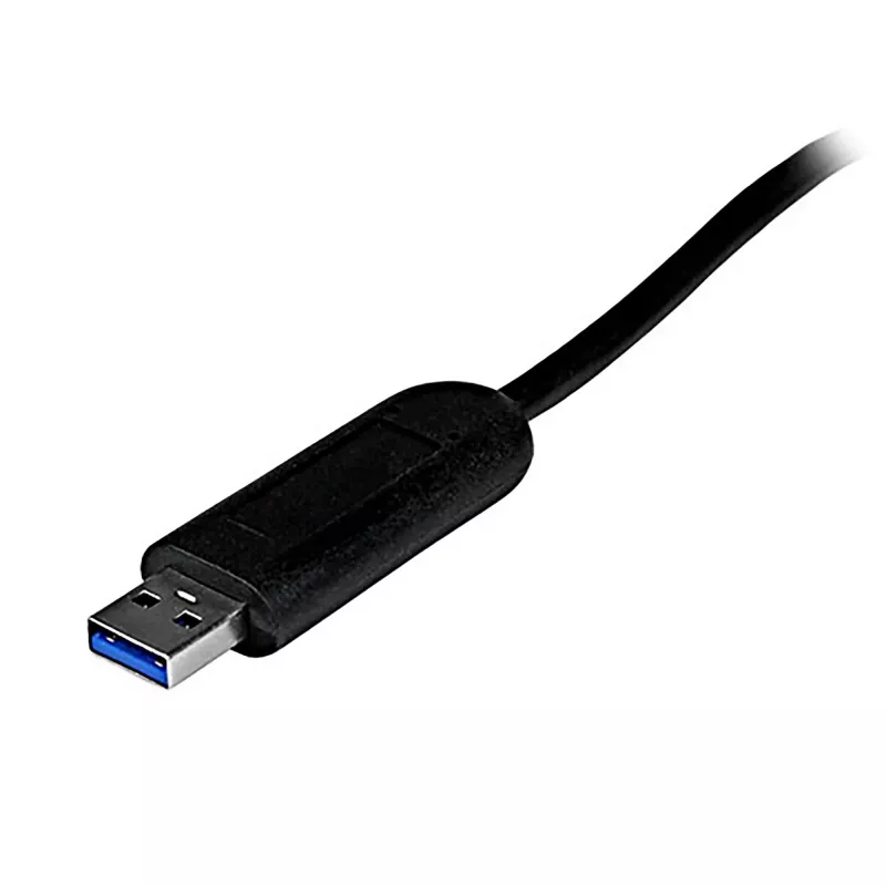 Hub StarTech.com 4 portas SuperSpeed USB 3.0 portátil com cabo integrado