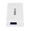 Hub StarTech.com 4 portas SuperSpeed Mini USB 3.0 portátil – branco