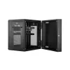 Armário de rede StarTech.com 4-Post 12U para montagem na parede com prateleira 1U, armário de servidor de 19 polegadas rebatível para montagem na parede para equipamento de dados/AV/eletrónica/informática, caixa de rack ventilada flexível