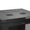 Armário de rede StarTech.com 4-Post 12U para montagem na parede com prateleira 1U, armário de servidor de 19 polegadas rebatível para montagem na parede para equipamento de dados/AV/eletrónica/informática, caixa de rack ventilada flexível