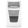 Destruidora de documentos LEITZ IQ Autofeed Small Office 100, corte cruzado P-4, 8 folhas, entrada 22 cm, depósito 34 L, cinzento