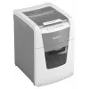 Destruidora de documentos LEITZ IQ Autofeed Small Office 100, corte cruzado P-4, 8 folhas, entrada 22 cm, depósito 34 L, cinzento