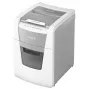 Destruidora de documentos LEITZ IQ Autofeed Small Office 100, corte cruzado P-4, 8 folhas, entrada 22 cm, depósito 34 L, cinzento