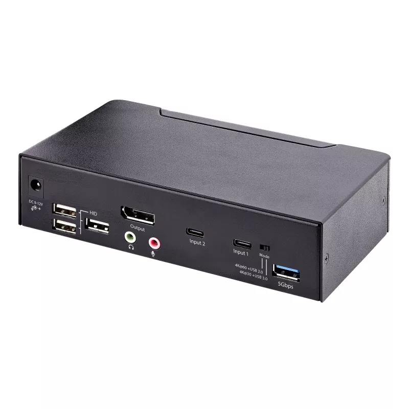 Switch KVM StarTech.com SV231DPUCA preto
