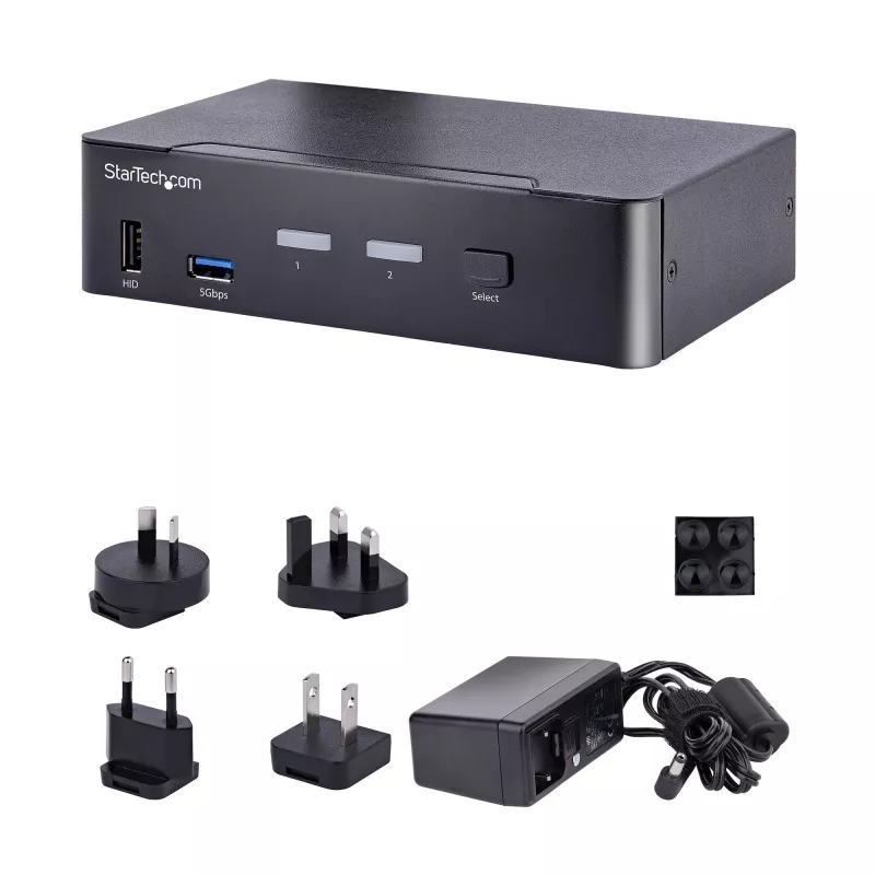 Switch KVM StarTech.com SV231DPUCA preto