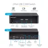 Switch KVM StarTech.com SV231DPUCA preto