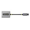 Divisor de auscultadores USB-C StarTech.com, adaptador USB Type-C para dois headsets com entrada de microfone, adaptador USB-C para áudio de 3,5 mm/dongle para auscultadores, USB-C para tomada de áudio/saída auxiliar, DAC de 24 bits