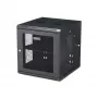 Armário de rede StarTech.com 4-Post 12U para montagem na parede com prateleira 1U, armário de servidor de 19 polegadas rebatível para montagem na parede para equipamento de dados / AV / eletrónica / informática, caixa de rack ventilada flexível