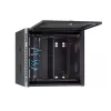 Armário de rede StarTech.com 4-Post 12U para montagem na parede com prateleira 1U, armário de servidor de 19 polegadas rebatível para montagem na parede para equipamento de dados / AV / eletrónica / informática, caixa de rack ventilada flexível