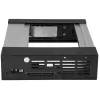 Baía de troca a quente StarTech.com de 5,25 para 3,5 para discos - para unidades SATA/SAS de 3,5 polegadas - sem bandeja - alumínio