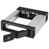 Baía de troca a quente StarTech.com de 5,25 para 3,5 para discos - para unidades SATA/SAS de 3,5 polegadas - sem bandeja - alumínio