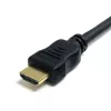 StarTech.com HDMM1MHS cabo HDMI de alta velocidade com Ethernet, 1 m, Ultra HD 4K, 28 AWG, banhado a ouro, M/M, preto