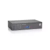Switch PoE LevelOne de 10 portas Fast Ethernet, 1 x Gigabit RJ45, 1 x Gigabit SFP, 8 saídas PoE, 90 W