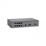 Switch PoE LevelOne de 10 portas Fast Ethernet, 1 x Gigabit RJ45, 1 x Gigabit SFP, 8 saídas PoE, 90 W
