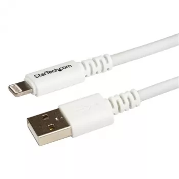 Cabo USB para Lightning StarTech.com 3 m – cabo de carregamento longo para iPhone/iPad/iPod – cabo Lightning para USB – certificado Apple MFi – branco