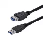 Cabo de extensão SuperSpeed USB 3.0 StarTech.com 1m preto A para A - M/F