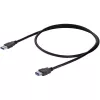 Cabo de extensão SuperSpeed USB 3.0 StarTech.com 1m preto A para A - M/F