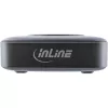 InLine Qi Powerstation Multiport carregador, 4x USB-C + 2x USB-A, GaN 100 W, carregamento sem fios 15 W, preto (31517K)