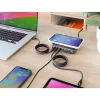 InLine Qi Powerstation Multiport carregador, 4x USB-C + 2x USB-A, GaN 100 W, carregamento sem fios 15 W, preto (31517K)