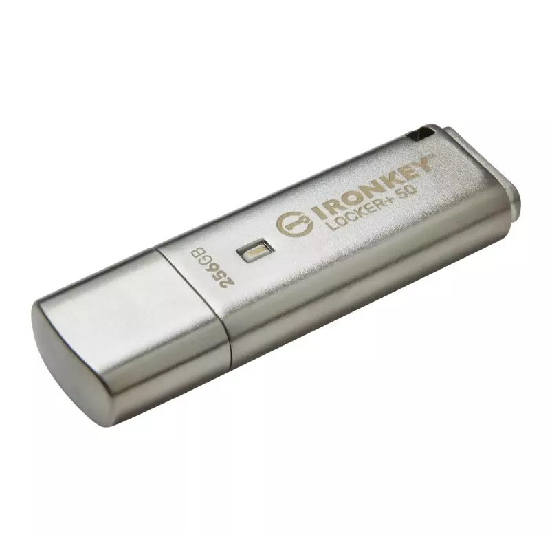 Pen drive USB Kingston 256GB USB Type-A IronKey Locker Plus 50