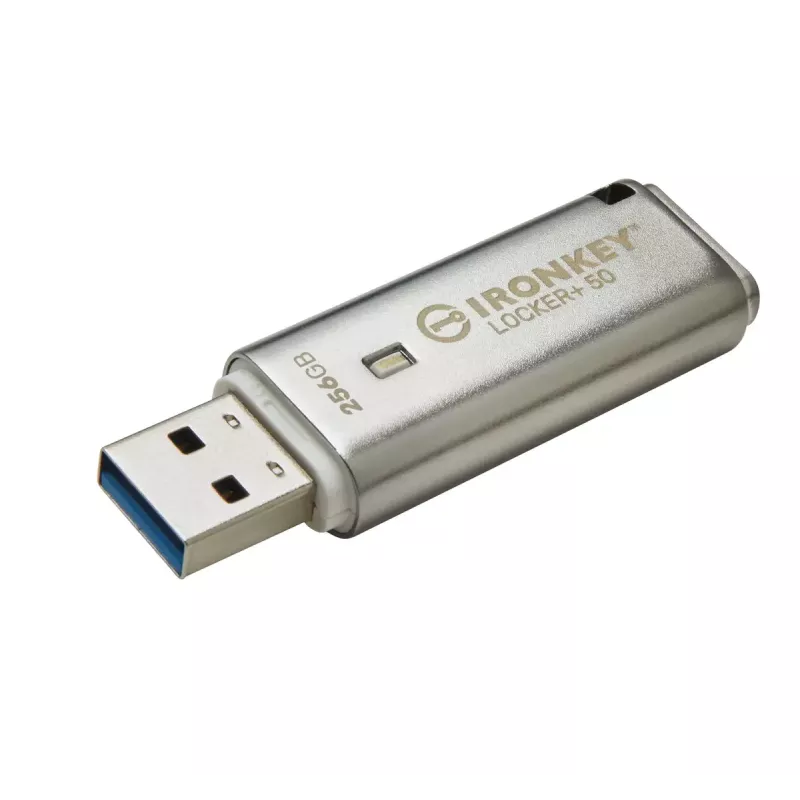 Pen drive USB Kingston 256GB USB Type-A IronKey Locker Plus 50