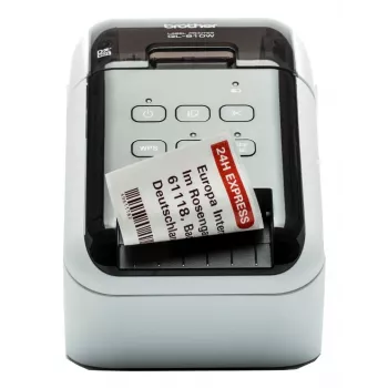 Impressora de etiquetas Brother QL-810W transferência térmica cor 300 x 600 DPI 176 mm/s com fios e sem fios DK Wi-Fi