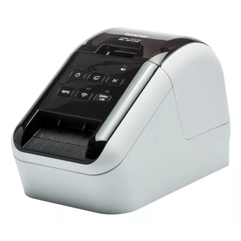 Impressora de etiquetas Brother QL-810W transferência térmica cor 300 x 600 DPI 176 mm/s com fios e sem fios DK Wi-Fi