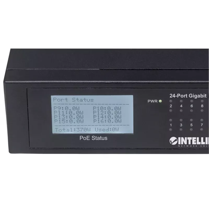 Switch não gerido Intellinet 24 portas Gigabit Ethernet PoE+ 561242