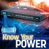 Switch não gerido Intellinet 24 portas Gigabit Ethernet PoE+ 561242